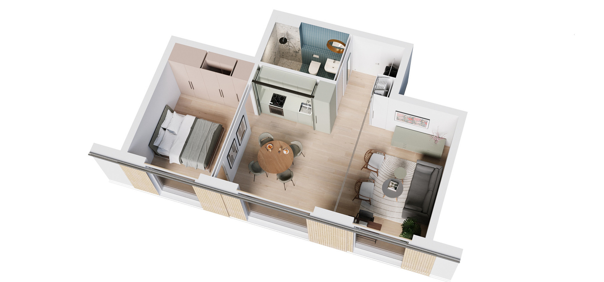 Small apartment tiny house